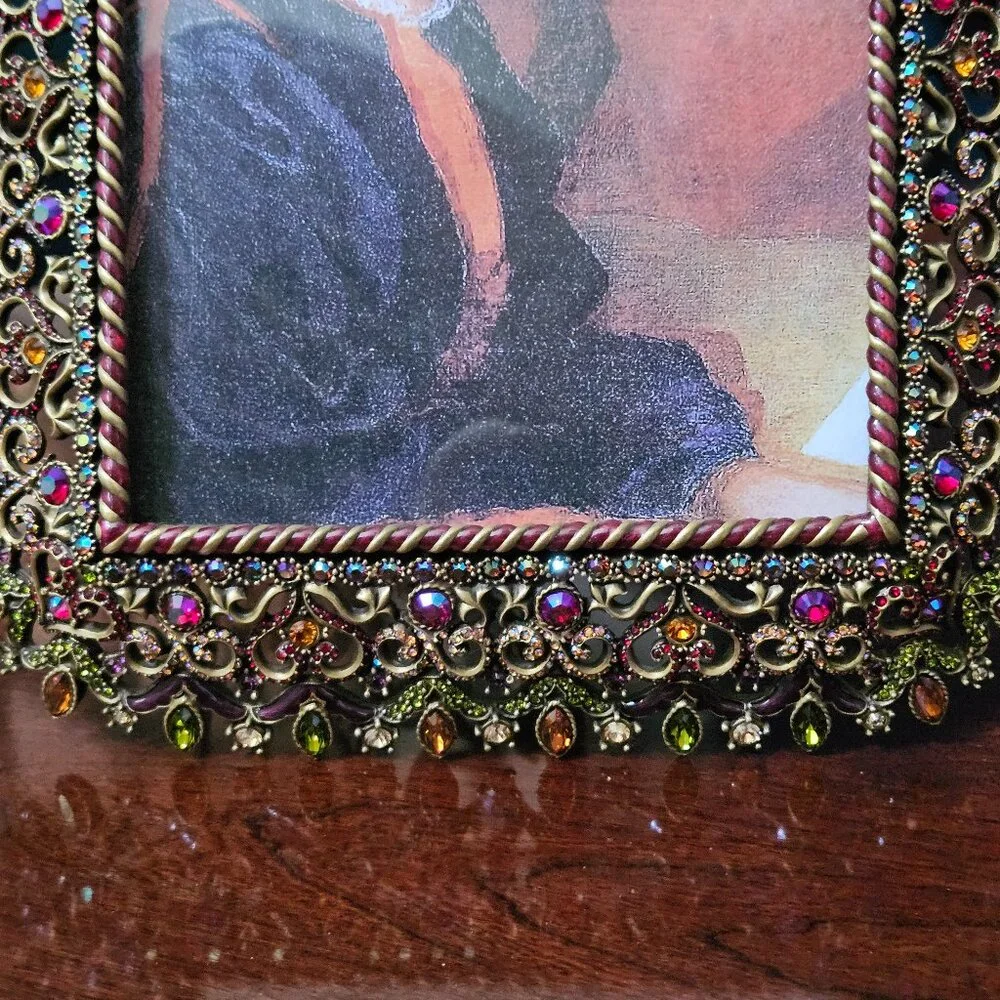 RARE SIGNED EXQUISITE JAY STRONGWATER HERITAGE CROWN TIARA CRYSTAL ENAMEL FRAME